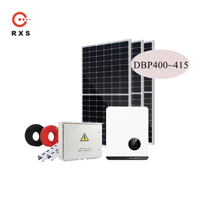 400W 410W सौर पीवी मॉड्यूल सौर इन्वर्टर आवासीय सौर पैनल के साथ ग्रिड पर