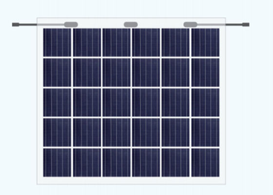 160W मोनो Bifacial BIPV सौर पैनलों PV घटक डबल टुकड़े टुकड़े में ग्लास के साथ