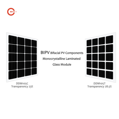 रिक्सिन सीई बीआईपीवी सौर पैनल डीडीएम 105 सी पारदर्शी ग्लास मोनोक्रिस्टलाइन पीवी मॉड्यूल: