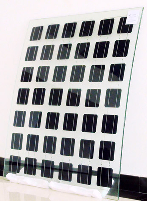 सीई बीआईपीवी मोनोक्रिस्टलाइन पीवी मॉड्यूल पारदर्शी ग्लास मोनोक्रिस्टलाइन सौर पैनल