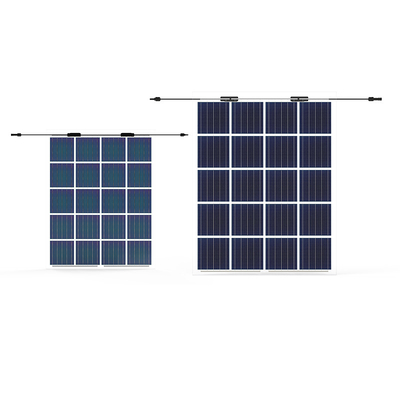 कस्टम रूफटॉप कारपोर्ट बीआईपीवी मॉड्यूल 3.2 मिमी टुकड़े टुकड़े में ग्लास सनरूम सौर प्रणाली