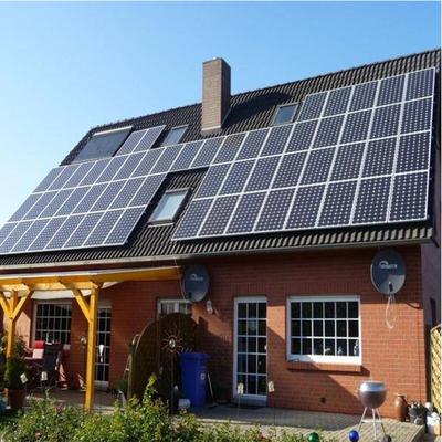 Rixin PERC Monocrystalline Solar PV Module Rotating Shading On The Building