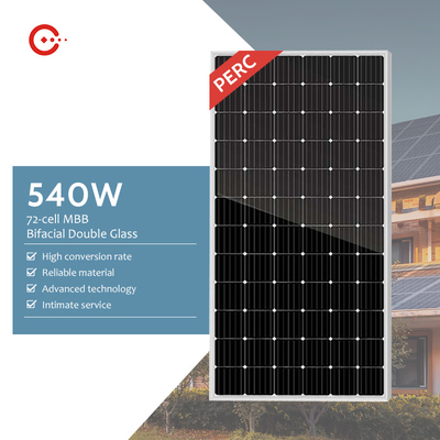 रिक्सिन 550w डबल ग्लास पीवी मॉड्यूल मोनोक्रिस्टलाइन सिलिकॉन सौर पैनल मूल्य: